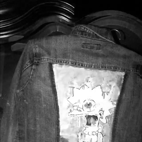 Custom made Simpson Jean jacket - Picture 2 of 4